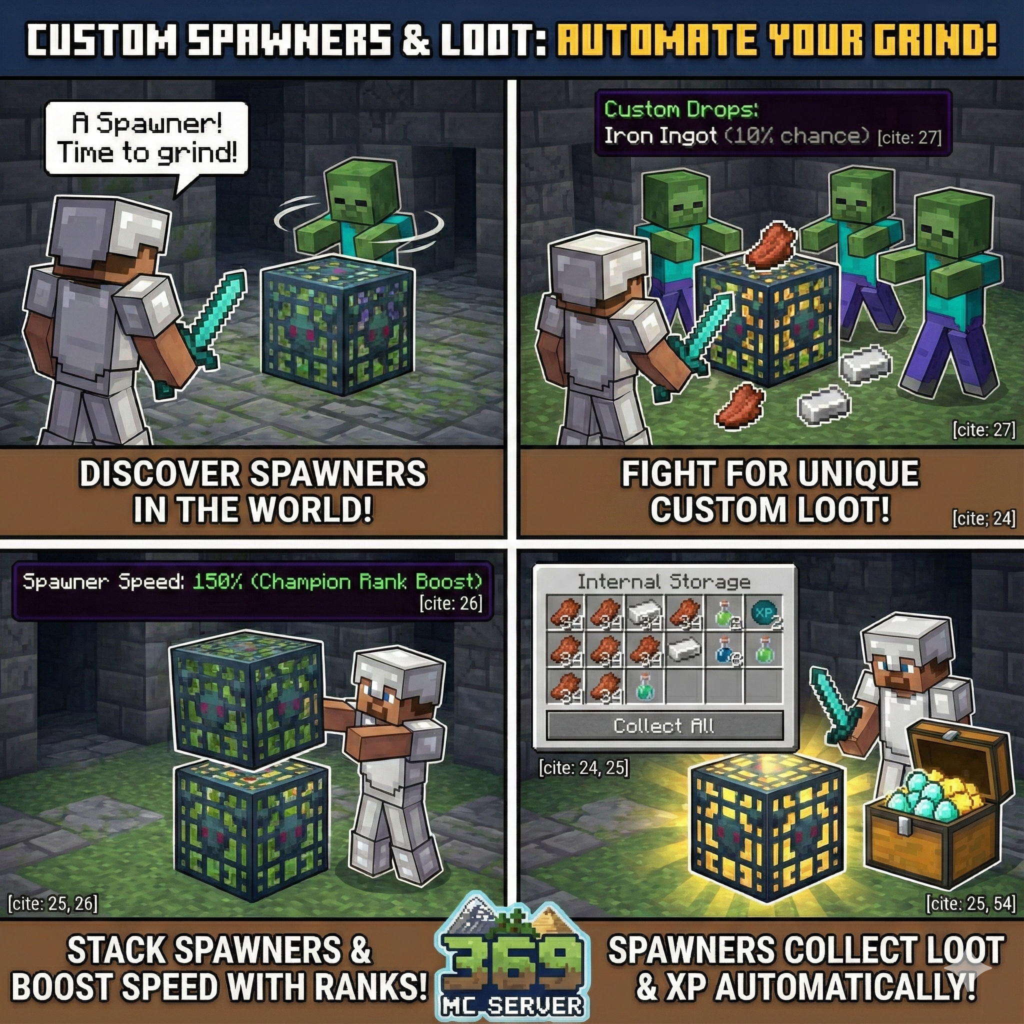 369-MC SMP | Premium Minecraft Survival Server